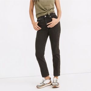 Madewell Black Curvy Perfect Vintage Jean